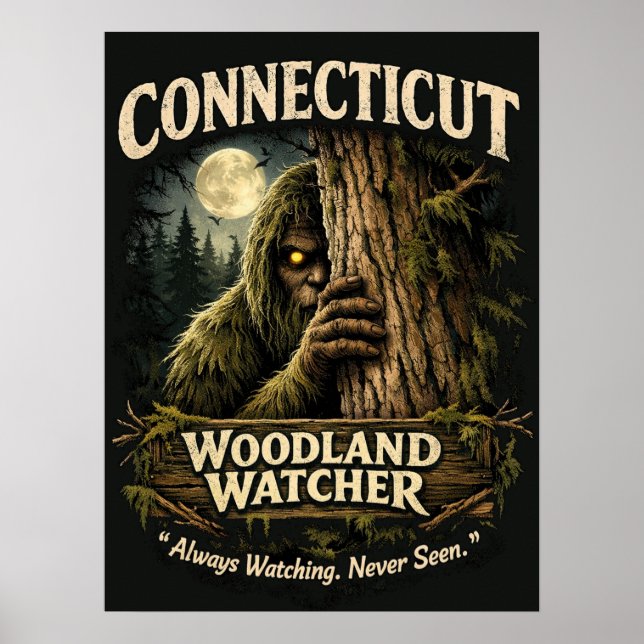 Bigfoot Sasquatch Poster (Vorne)