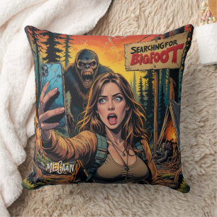 Bigfoot Sasquatch Selfie Kissen