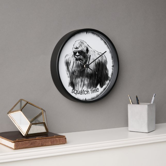 bigfoot, sasquatch, squatching, Booguhr Uhr (Büro)
