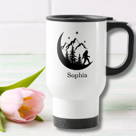 BigFoot Sasquatch Squatchy Outdoor Nature Custom Reisebecher