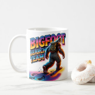 Bigfoot Sasquatch Suchteam Frühstück Kaffee Kaffeetasse