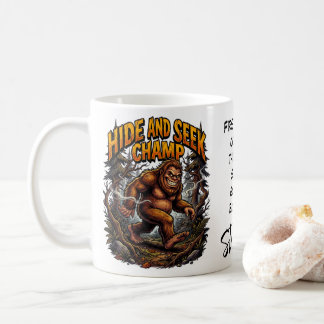 Bigfoot Sasquatch-Suchteam Hide-and-Seek-Champion Kaffeetasse
