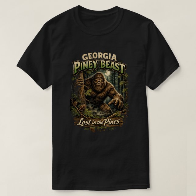 Bigfoot Sasquatch T-Shirt (Design vorne)