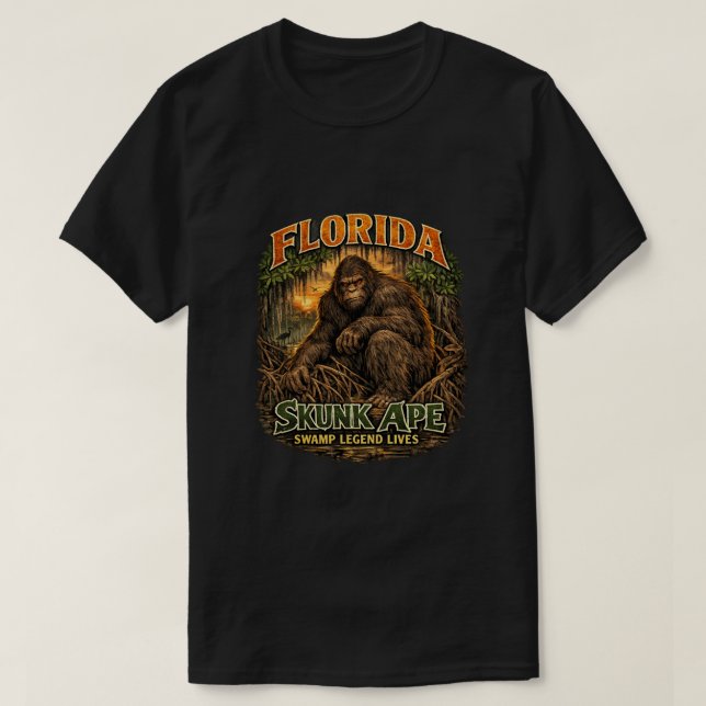 Bigfoot Sasquatch T-Shirt (Design vorne)