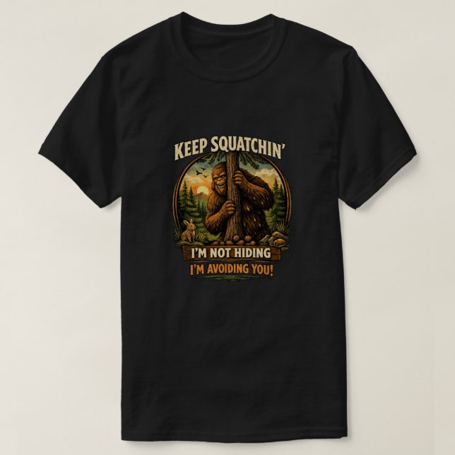 Bigfoot Sasquatch T-Shirt (Design vorne)