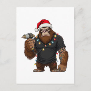 Bigfoot Sasquatch Tattoo-Künstler Weihnachten
