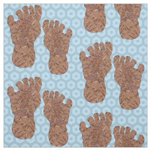 Bigfoot Sasquatch Track Crypto Craft Artikel Stoff