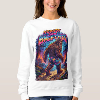 Bigfoot Sasquatch Wandern entdecken Sweatshirt