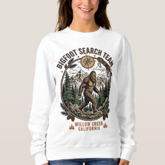 Bigfoot Sasquatch Wandersuche-Team Sweatshirt