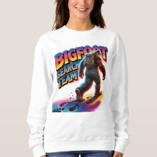Bigfoot Sasquatch Wandersuche-Team Sweatshirt