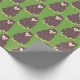 Bigfoot Sasquatch Weihnachten Geschenkpapier