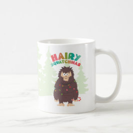 Bigfoot Sasquatch Weihnachtskarte Kaffeetasse