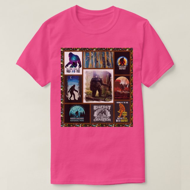 Bigfoot sasquatch yeti T-Shirt (Design vorne)