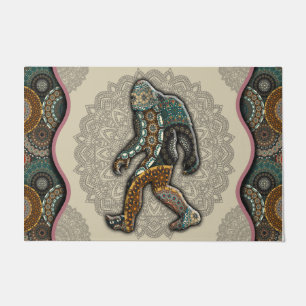 Bigfoot Sasquatch Yeti Themed Mat, Fun Bigfoot Fußmatte