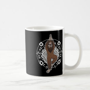 Bigfoot Sasquatch Yeti Yoga Meditation Lustiges Ge Kaffeetasse