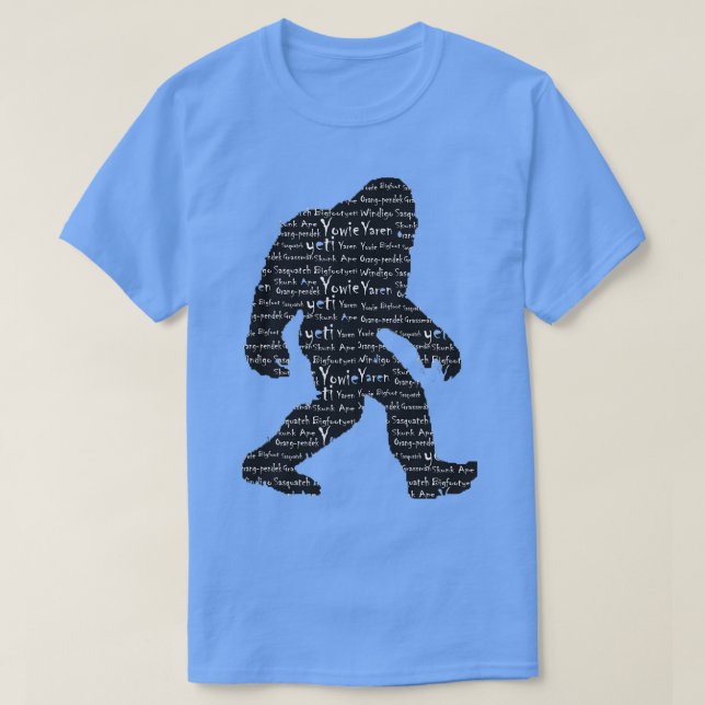 Bigfoot Sasquatch Yeti Yowie Skunk Ape Grassman Ya T-Shirt (Design vorne)