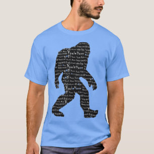 Bigfoot Sasquatch Yeti Yowie Skunk Ape Grassman Ya T-Shirt