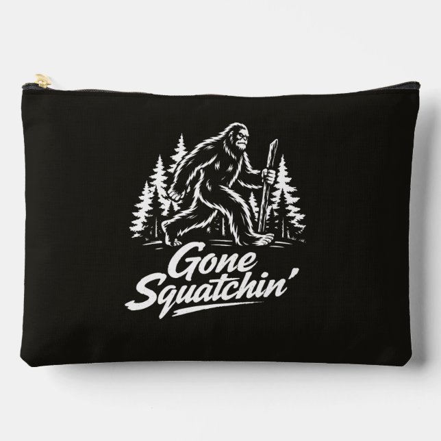 Bigfoot Sasquatch Zubehörtasche (Vorderseite)