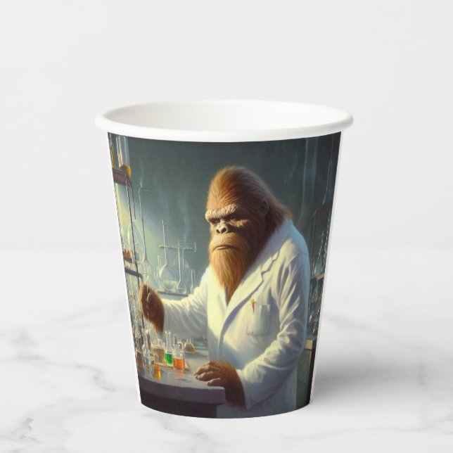 Bigfoot Scientist Pappbecher (Vorderseite)