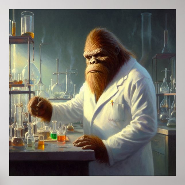 Bigfoot Scientist Poster (Vorne)