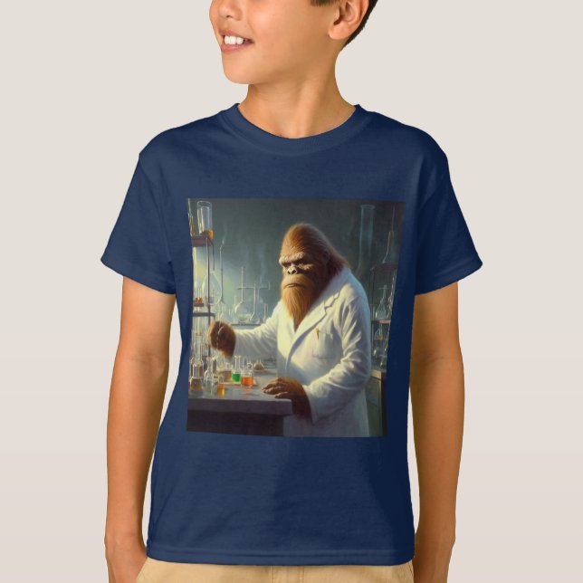Bigfoot Scientist T-Shirt (Vorderseite)