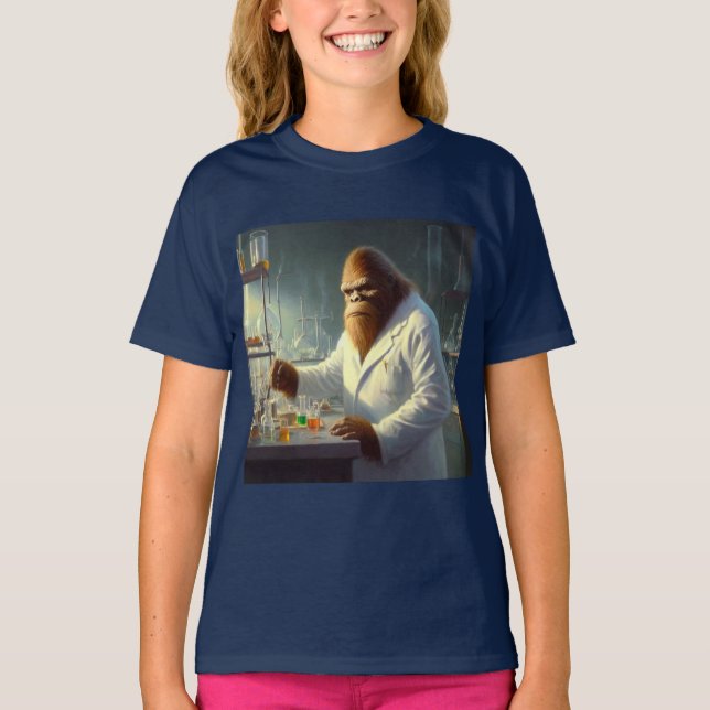 Bigfoot Scientist T-Shirt (Vorderseite)