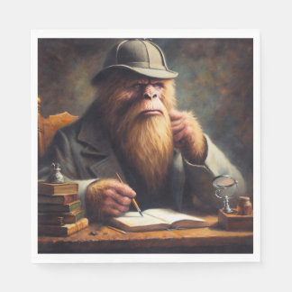 Bigfoot Sherlock Holmes Serviette
