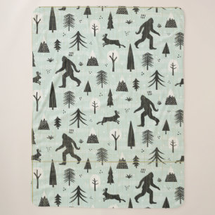 Bigfoot Sherpa Blanket Sherpadecke