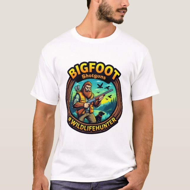 Bigfoot Shotguns #Wildlifehunter T-Shirt (Vorderseite)