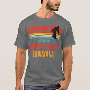 Bigfoot Sighting in Rapides Parish Louisiana T-Shirt