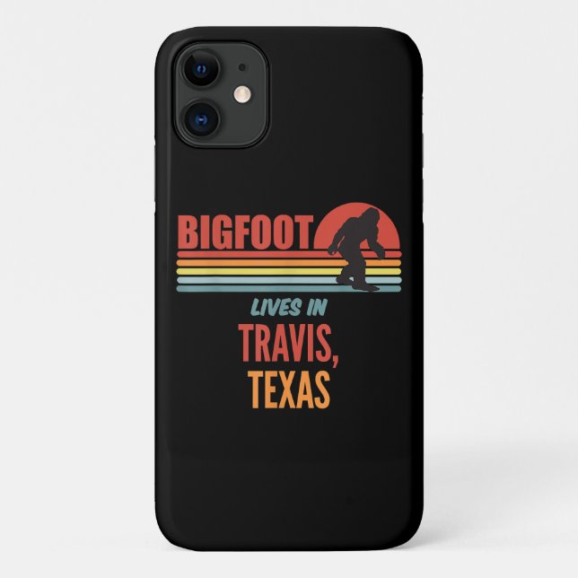Bigfoot Sighting in Travis Texas Case-Mate iPhone Hülle (Rückseite)