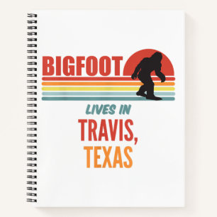 Bigfoot Sighting in Travis Texas Notizbuch