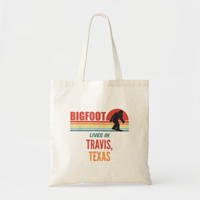 Bigfoot Sighting in Travis Texas Tragetasche (Vorne)