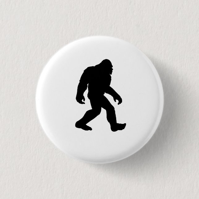 Bigfoot-Silhouette Button (Vorderseite)
