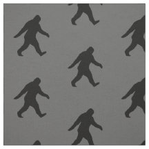 Bigfoot-Silhouette-Muster graues und schwarzes