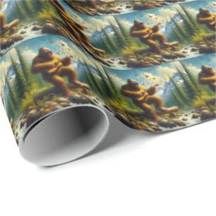 Bigfoot Singing Geschenkpapier