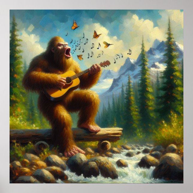 Bigfoot Singing Poster (Vorne)