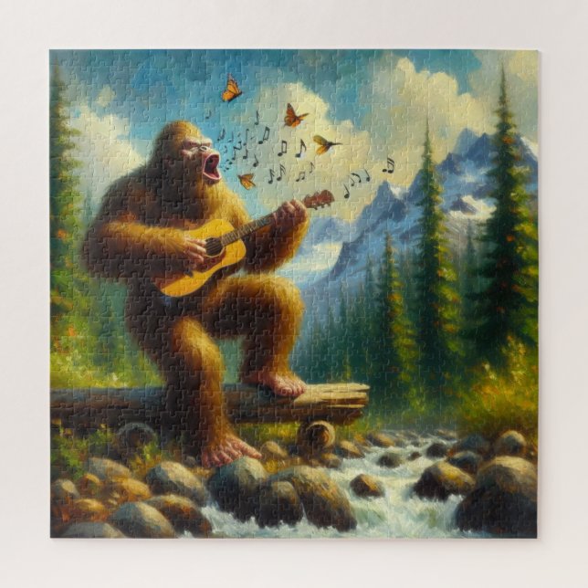 Bigfoot Singing Puzzle (Vertikal)