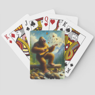 Bigfoot Singing Spielkarten