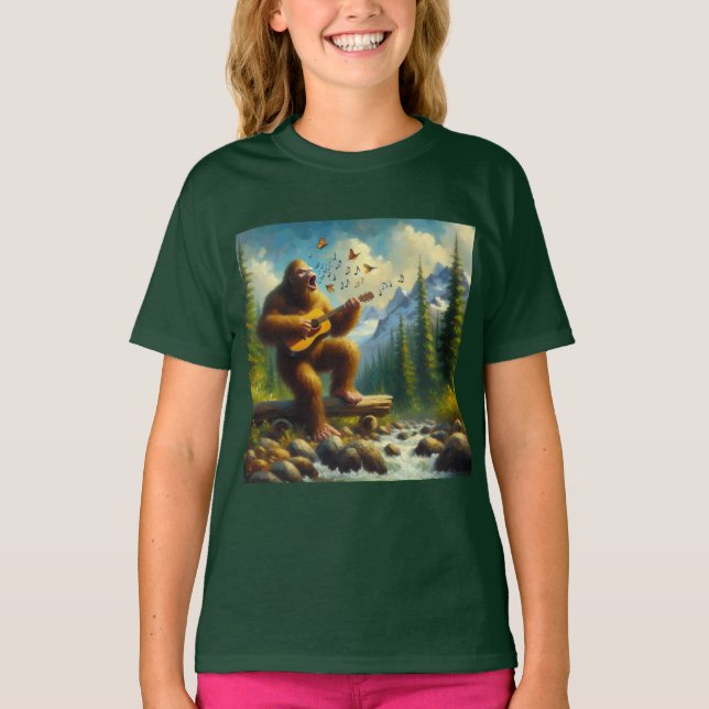 Bigfoot Singing T-Shirt (Vorderseite)