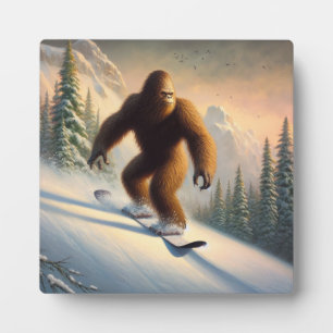 Bigfoot Snowboarding Fotoplatte
