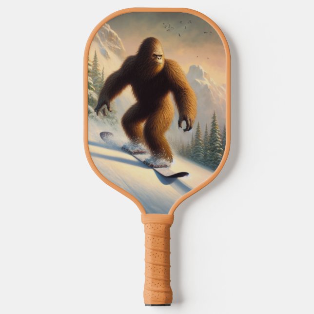 Bigfoot Snowboarding Pickleball Schläger (Vorderseite)