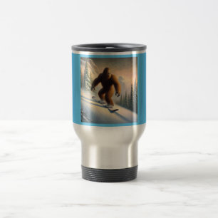 Bigfoot Snowboarding Reisebecher