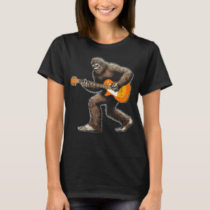Bigfoot spielen Gitarre verlassen Handgitarrist lu T-Shirt