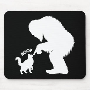 Bigfoot Spielende Langhaar-Katze Boop Mousepad