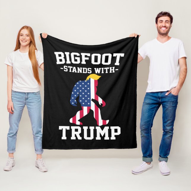 Bigfoot steht bei den Wahlen 2024 unter Trump Fleecedecke (Beispiel)