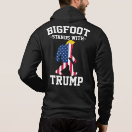 Bigfoot steht bei den Wahlen 2024 unter Trump Hoodie