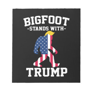 Bigfoot steht bei den Wahlen 2024 unter Trump Notizblock