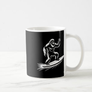 Bigfoot-Surfen - Lustiger Hawaiianischer Sasquatch Kaffeetasse