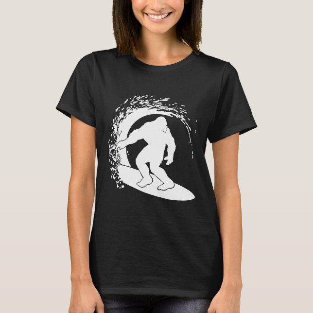 Bigfoot-Surfen  T-Shirt (Vorderseite)